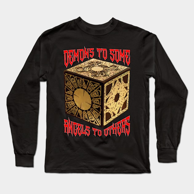 Puzzle Box Hellraiser Long Sleeve T-Shirt by BeeFest